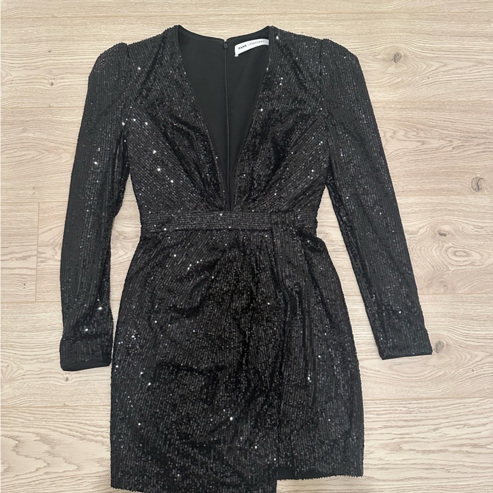 Fame AND Partnership sequin mini dress